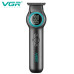 Професійна триммер для стрижки волосся та бороди VGR V-990 TURBO режим LED дисплей керамічне лезо