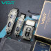 Комплект 3в1 машинка для стрижки триммер электробритва VGR V642 стрижка бритьё уход за бородой в одном наборе