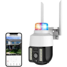 IP Wi-Fi камера PTZ-Q15 4G з віддаленим доступом вулична + блок живлення (v380 APP)