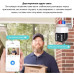 IP Wi-Fi камера PTZ-Q15 4G з віддаленим доступом вулична + блок живлення (v380 APP)