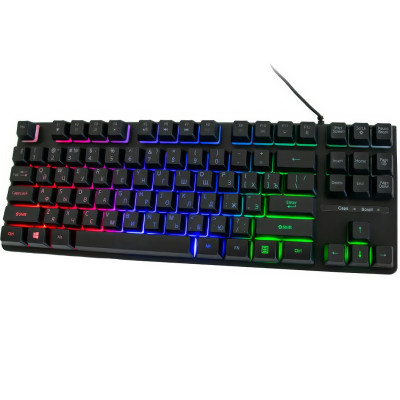 USB-ігрова клавіатура TLK 87 з RGB-підсвіткою