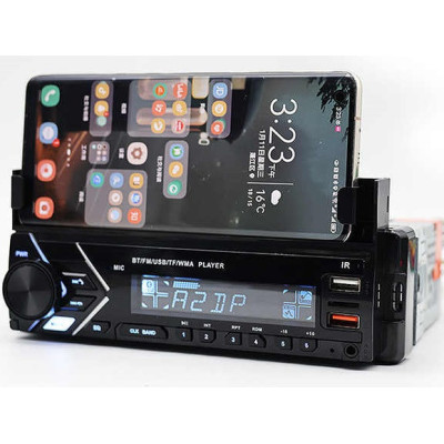 Автомагнітола 7001BT Bluetooth, 2xUSB, MP3, FM, microSD, AUX з тримачем для телефона