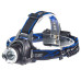Ліхтар налобний PLD-V9-F-4XPE(RGB), 2x18650, ЗП Type-C, zoom, Box