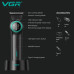 Тример VGR V-977 BLACK, регулювання потужності 6000 — 8000 RPM, 2500 mAh, 4 насадки, LED display