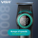 Тример VGR V-977 BLACK, регулювання потужності 6000 — 8000 RPM, 2500 mAh, 4 насадки, LED display