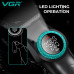 Тример VGR V-977 BLACK, регулювання потужності 6000 — 8000 RPM, 2500 mAh, 4 насадки, LED display