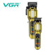 Машинка для стрижки и триммер VGR 2 в 1 LED-дисплей 10 насадок профессиональный набор для волос и бороды