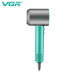 Фен професійний VGR V-440 GREEN, 3 рівні обдування, 3 рівні температури, 11000 RPM 3 насадки