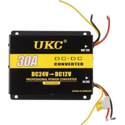 Автоперетворювач UKC 24 В на 12 В 30 A