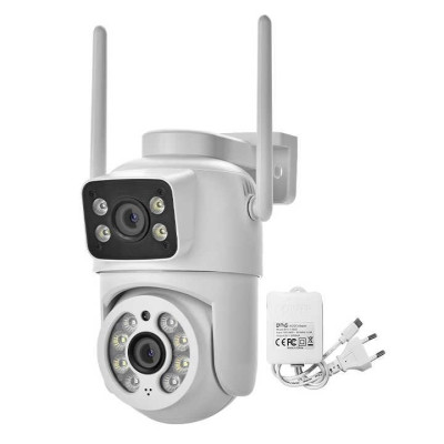 IP Wi-Fi камера Q13 2 незалежних об'єктива 3MPx+3MPx (ACSee APP)