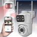IP Wi-Fi камера Q13 2 незалежних об'єктива 3MPx+3MPx (ACSee APP)
