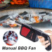 Вентилятор-дуйка для багаття з живленням від батарейок BBQ Fan
