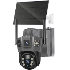 IP-камера TP18 4G 2.0 Мп із віддаленим доступом вулична із сонячною панеллю (v380)