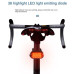 Велоліхтар MY-2106-38LED, waterproof, Li-Ion акумулятор, ЗП Type-C