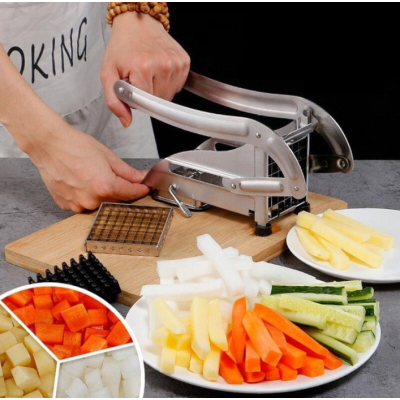 Овочерізка картоплерізка ручна Сталева Potato Chipper Овочерізка ручна