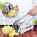 Овочерізка картоплерізка ручна Сталева Potato Chipper Овочерізка ручна