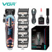 Акумуляторна машинка для стриження (clipper) VGR V-279 RED, 6 насадок, 9000 RPM, 2500 mAh, LED display Акумуляторна машинка для стриження (clipper) VGR V-279 RED, 6 насадок, 9000 RPM, 2500 mAh, LED display