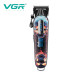 Акумуляторна машинка для стриження (clipper) VGR V-279 RED, 6 насадок, 9000 RPM, 2500 mAh, LED display