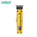 Акумуляторна машинка для стриження (clipper) VGR V-904 GOLD, 4 насадки, 2000 mAh, LED display