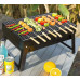 Гриль мангал портативний Portable barbecue grill 360x270x280