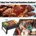 Гриль мангал портативний Portable barbecue grill 360x270x280