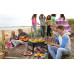 Гриль мангал портативний Portable barbecue grill 360x270x280