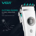 Акумуляторна машинка для стриження (clipper) VGR V-880C WHITE, EXTERNAL ROTOR MOTOR, MIM BLADE, 11 насадок,