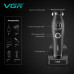 Тример VGR V-880T BLACK, EXTERNAL ROTOR MOTOR, MIM BLADE, 4 насадки, док-станція