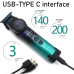 Тример VGR V-946 з технологією охолодження ICE TECHNOLOGY, 4 насадки, 8000 RPM, 3000 mAh, LED display