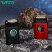 Електробритва VGR V-378 BLACK шейвер, подвійне лезо + тример, регулювання потужності 7000-9000 RPM, LED