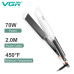 Випрямляч для волосся VGR V-519S WHITE, 100-230 °C, керамічне покриття 38 мм, 70 W, LED display