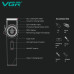 Акумуляторна машинка для стриження (clipper) VGR V-001 BLACK, 10 насадок, 9000 RPM, 4600 mAh, LED light, LED
