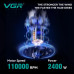 Фен профессиональный VGR V-469, 4 уровня обдува, 4 уровня температуры, 2 насадки, 2400 Вт