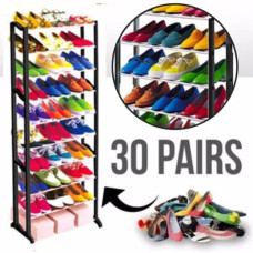 Полиця стілаж для взуття на 30 пар Органайзер для взуття Amazing Shoe Rack