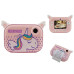 Дитячий фотоапарат миттєвого друку YT008, PINK UNICORN з підтримкою microSD card, 3Y+