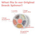 Ланчбокс на пять отделений детский Кидс Лардж Снак Спиннер Kids Large Snack Spinner школа