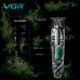 Триммер VGR V-260 GREEN, 3 насадки, 2000mAh, 9000 RPM, LED display