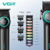 Набір для грумінгу VGR STEPLERSS PRO 3 IN 1 BLACK: Машинка, Тример та Електробритва