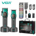 Комплект VGR 2 в 1 V-885 S2 GREEN, аккумуляторная машинка для стрижки (clipper) и триммер