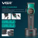 Комплект VGR 2 в 1 V-885 S2 GREEN, аккумуляторная машинка для стрижки (clipper) и триммер