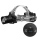 Ліхтар налобний BL-TD-T28-TG, 3x18650, Power Bank, ЗП Type-C, zoom, Box