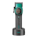 Акумуляторна машинка для стриження (clipper) VGR V-885C GREEN, 10 насадок, LED display