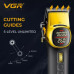 Акумуляторна машинка для стриження (clipper) VGR V-885C GOLD, 10 насадок, LED display