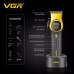 Акумуляторна машинка для стриження (clipper) VGR V-885C GOLD, 10 насадок, LED display
