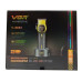 Акумуляторна машинка для стриження (clipper) VGR V-885C GOLD, 10 насадок, LED display