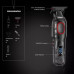 Тример VGR V-254 RED, 4 насадки, 7000 RPM, 2000 mAh, LED display