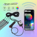 Світлодіодна підсвітка салону автомобіля BLUETOOTH RGB 4х12 APP