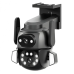 Камера наружная поворотная уличная двойная WIFI DOUL CAM Q-821 FULL-HD 4Mp Ночная сьемка Черная