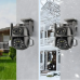 Камера наружная поворотная уличная двойная WIFI DOUL CAM Q-821 FULL-HD 4Mp Ночная сьемка Черная