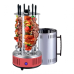 Электрошашлычница шашлычница Domotec BBQ на 6 шампуров 1000W Красная